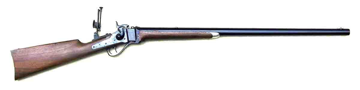 John Weger’s rifle, copying a rare, round-barreled Hartford.